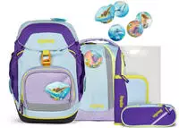 ergobag 01067-30217-10, Ergobag Schulranzen Set 6tlg. Pack (2024) Eco Hero Nature