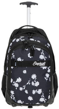 Elephant Hero Signature Schultrolley black flower