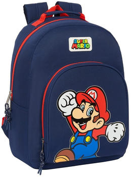 Safta School Backpack (Adj. Trolley) Super Mario World 32 x 15 x 42 cm