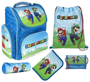 Familando Clou Schulranzen Set Super Mario & Luigi