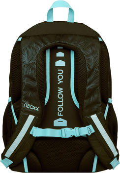 neoxx Flow Backpack queen of the night – Praktische Ausstattungsmerkmale für den Schulalltag
