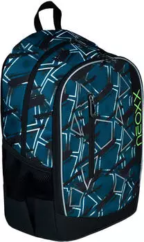 neoxx Flow Backpack flash your self – Praktische Außentaschen und geräumiges Hauptfach