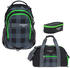 plaid green