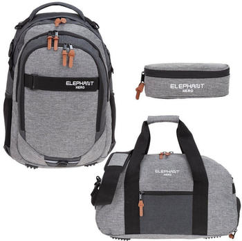 Elephant Hero Signature School Backpack Set 3-tlg. two tone anthracite