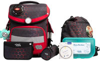 SCHOOL-MOOD Schulranzen "Timeless Pro" mit LED-Patchy