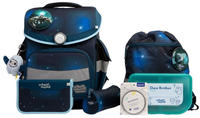 SCHOOL-MOOD Schulranzen "Timeless Pro" mit LED-Patchy