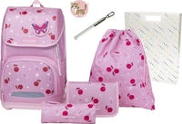 SCHNEIDERS Ergoplus M&auml;dchen Schultasche Cherry Pop rosa 22 Liter