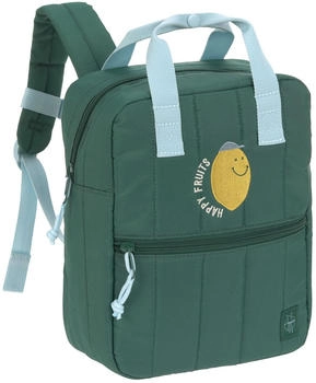L&auml;ssig Mini Square Backpack Little Gang lemon dark green
