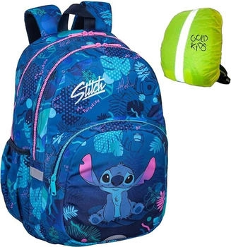 Goldkids Schulrucksack Stitch mit Regenschutz Motiv 1