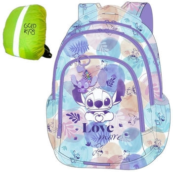 Goldkids Schulrucksack Stitch mit Regenschutz Motiv 2
