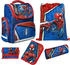 blau, Spider-Man: Familando Clou Schulranzen Set