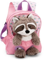 Nici Kinderrucksack "Travel Friends, Rucksack mit Pl&uuml;sch Waschb&auml;r, 25 cm"