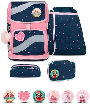 Belmil Smarty Set with Patches (405-51/AG/S) In Love With Hearts