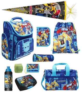 Familando Clou Schulranzen Set Transformers Bumblebee & Optimus Prime