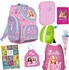 Barbie, rosa: Goldkids Schulranzen Set 36 x 28 x 15 cm
