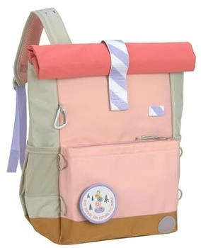 Lässig Kindergartenrucksack Rolltop Medium Sunny Explorer pink