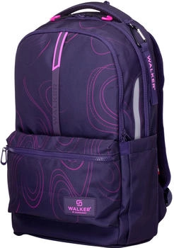 Walker Rey Schulrucksack frequency purple