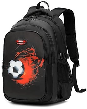 Asge Schulrucksack Fu&szlig;ball (ASGE-BB-07) black