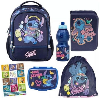 Goldkids Schul-Rucksack Set 36 cm Lilo & Stitch