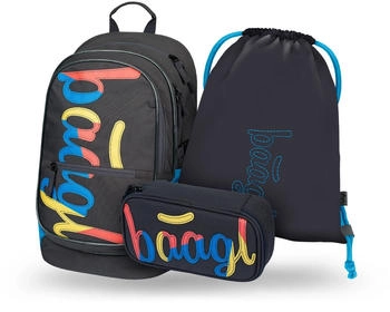 Baagl Schulrucksack Core Set Logo Mix