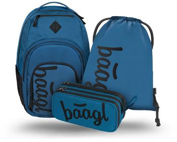 Baagl Coolmate Schulrucksack Set Ocean Blue