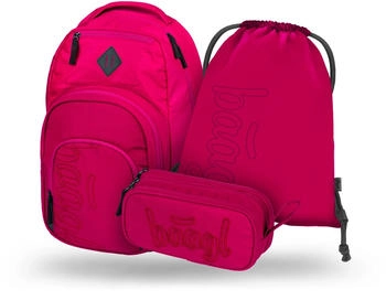 Baagl Coolmate Schulrucksack Set Ruby