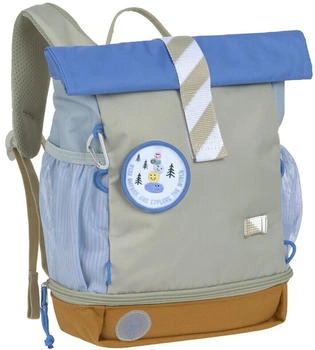 Lässig Kindergartenrucksack Rolltop Sunny Explorer green blue