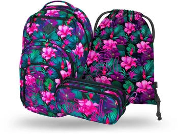 Baagl Coolmate Schulrucksack Set Paradise