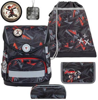 Belmil Compact Schulranzen-Set 4-tlg Ninja