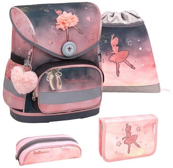 Belmil Compact Schulranzen-Set 4-tlg Ballerina