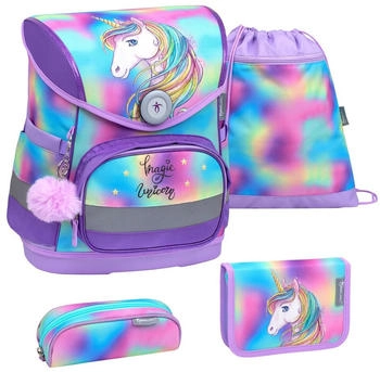 Belmil Compact Schulranzen-Set 4-tlg Rainbow Color