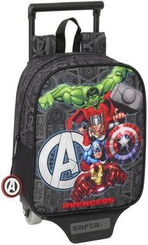 Safta Avengers Vendetta 27 cm Preschool Backpack with Removable Trolley