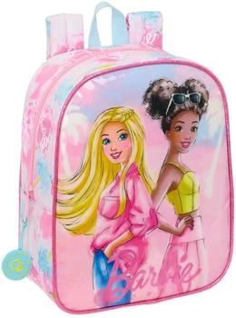 Safta Barbie Painterly 27 cm Preschool Backpack with Trolley Attachment