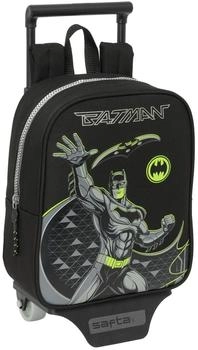 Safta 27 cm Preschool Backpack with Removable Trolley Batman Game Over