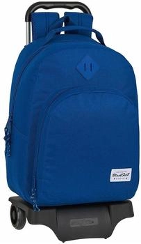 Safta 42 cm Backpack with Removable Trolley BlackFit8 Oxford