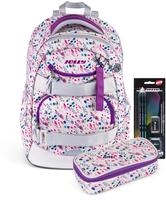 JOLLY Schulrucksack Next Gen Kunstfaser pink/ wei&szlig; (9940-9320)