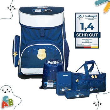 MUWO Schulranzen Set (MW-294) Lil Officer
