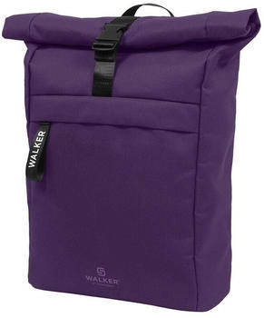 Walker Classic Roll Top Backpack purple velvet