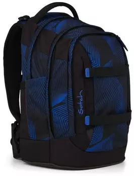 Satch Pack Set mit Turnbeutel und Schlampermäppchen Seismic Blue – Satch Pack Set Seismic Blue – Durchdachtes Schulrucksack-Set für selbstständige Schüler