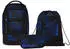 Satch Pack Set mit Turnbeutel und Schlampermäppchen Seismic Blue