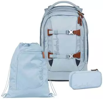 Satch Pack Set mit Turnbeutel und Schlamperm&auml;ppchen Nordic Ice Blue