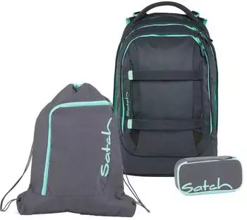 Satch Pack Set mit Turnbeutel und Schlamperm&auml;ppchen Mint Phantom