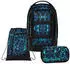 Satch Pack Set mit Turnbeutel und Schlampermäppchen Caleido Blue