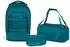 Satch Pack Set mit Sporttasche und Schlampermäppchen Deep Petrol