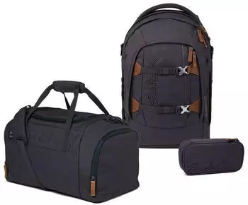Satch Pack Set mit Sporttasche und Schlampermäppchen Nordic Grey