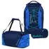 Satch Pack Set mit Sporttasche und Schlampermäppchen Crossed Blue