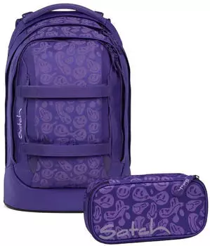 Satch Pack Set mit Schlampermäppchen Bright Faces