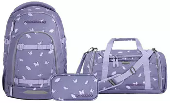 Coocazoo Mate Set mit Sporttasche und Schlampermäppchen Reflective Wings