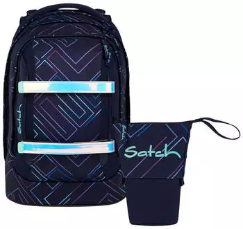 Satch Pack Set mit Pencil Slider Purple Laser