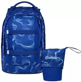 Satch Pack Set mit Pencil Slider Vibrant Blue